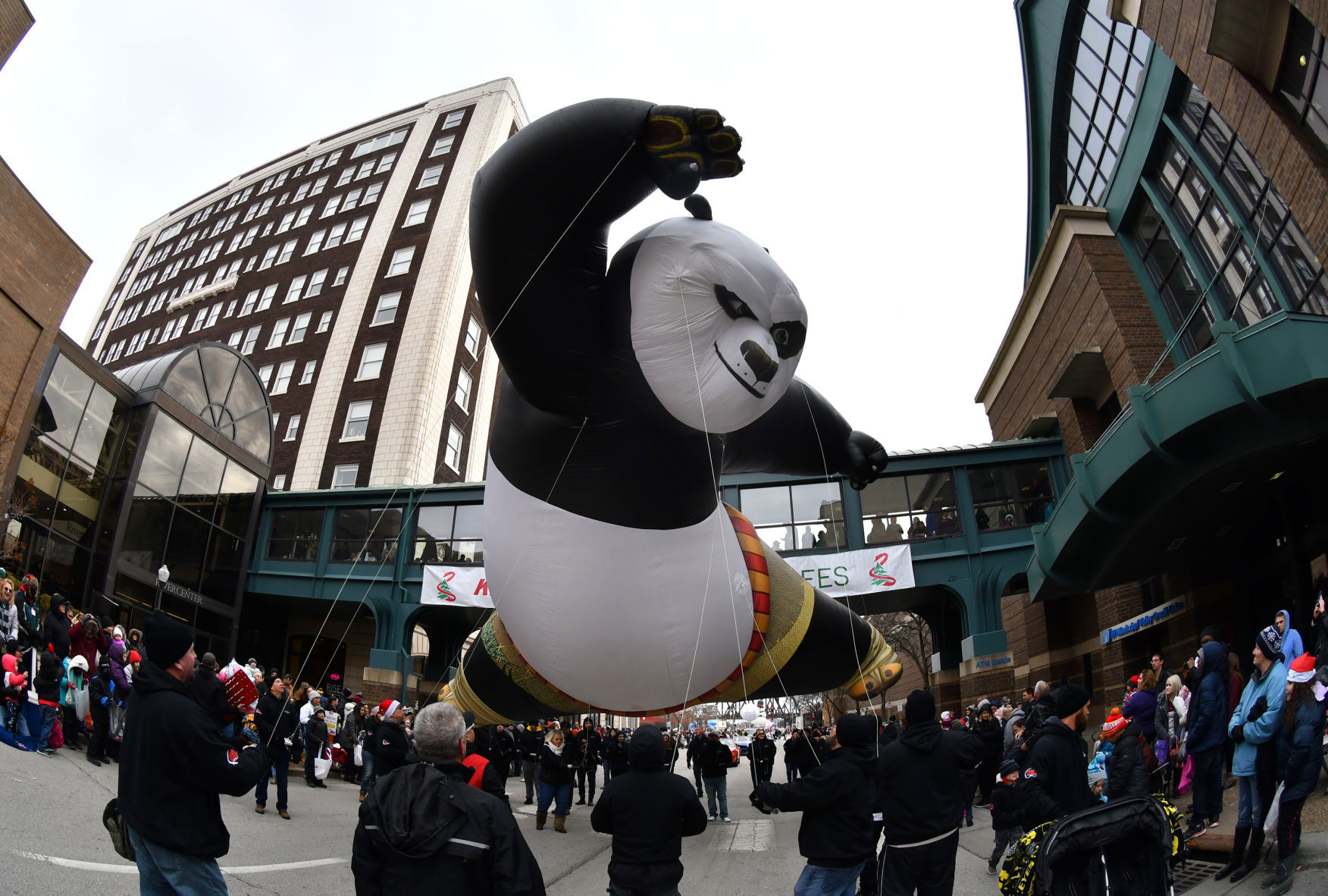 The 27th annual Holiday Parade in downtown Davenport.